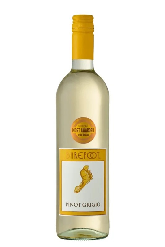 DAMAGEDLABEL:BarefootPinotGrigio(750ml)