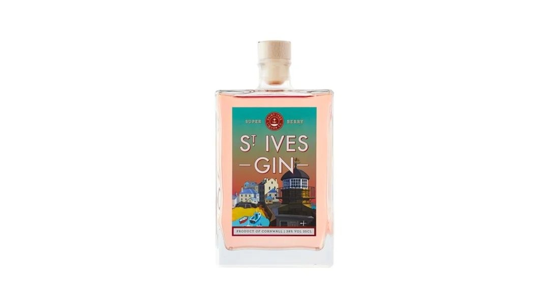 StIvesSuperBerryPinkGin35cl