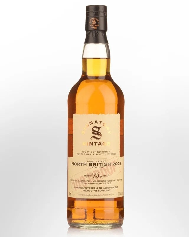 2009SignatoryVintageNorthBritish15YearOld100ProofEdition#2SingleGrainScotchWhisky(700ml)