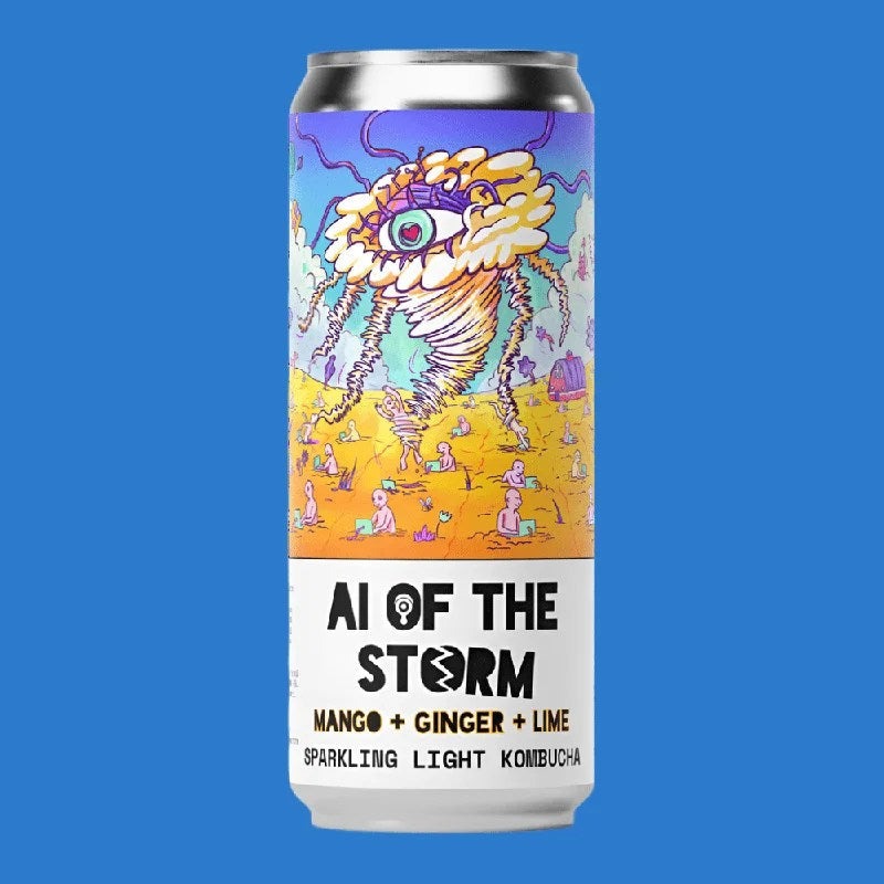 CounterCulture‘AIoftheStorm’Mango,Ginger&LimeKombuchaSodaCan(0.0%ABV)