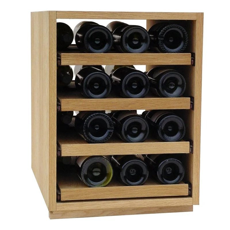 24BottleShowcasePullOutWoodenWineRack