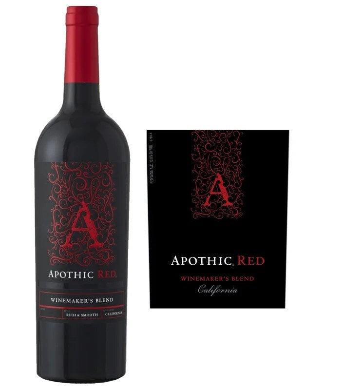 DAMAGEDLABEL:ApothicRedBlendOriginalBlendWine(750ml)