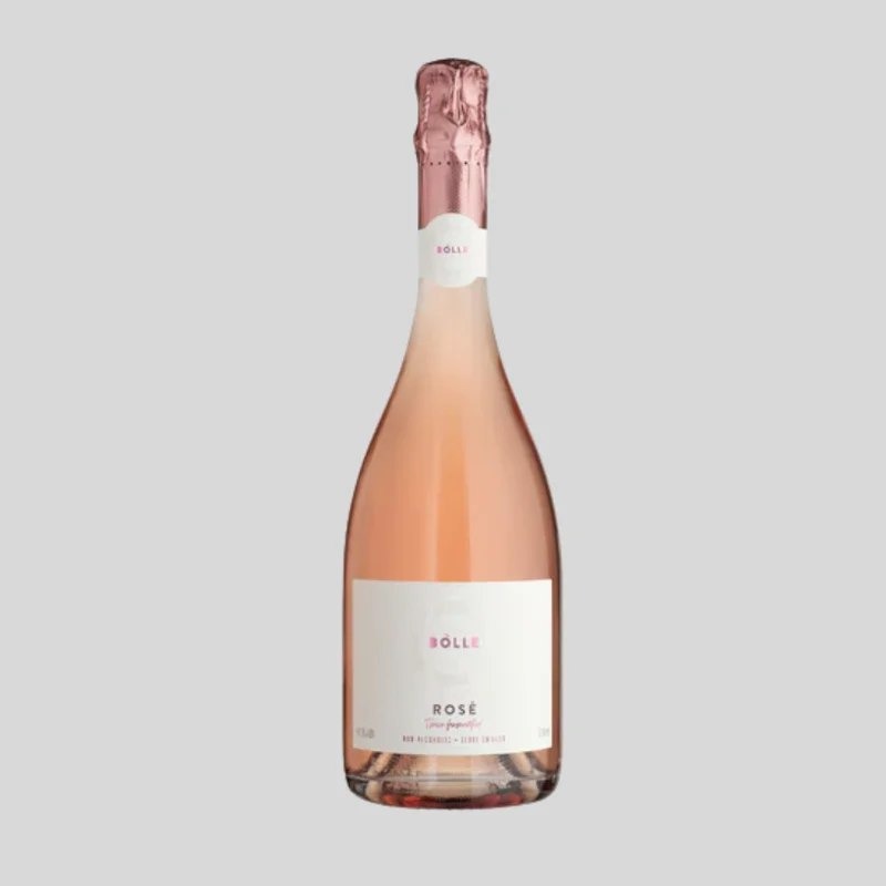 BolleRosé,twicefermented,nonalcoholic