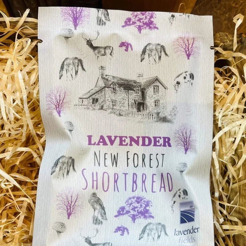 NewForestShortbreadLavenderShortbreadSnackPack35g