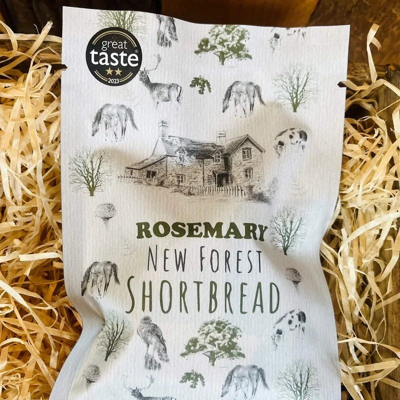 NewForestShortbreadRosemaryShortbreadSnackPack35g