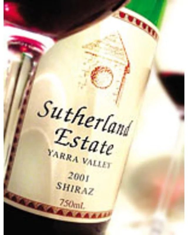 2001SutherlandEstateShiraz
