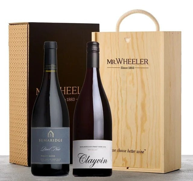 GreatGrapes:PinotNoirRedWineDuoGiftBox