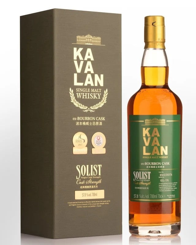 KavalanSolistEx-BourbonCaskStrengthSingleMaltTaiwaneseWhisky(700ml)