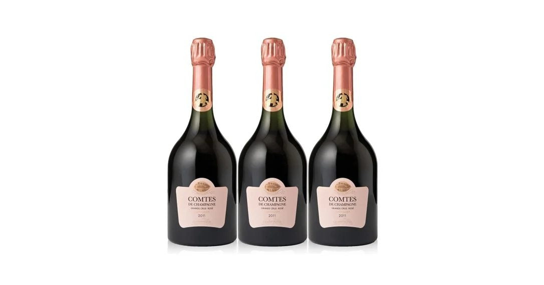 TaittingerComtesdeChampagne2011RoséCaseDeal3x75cl