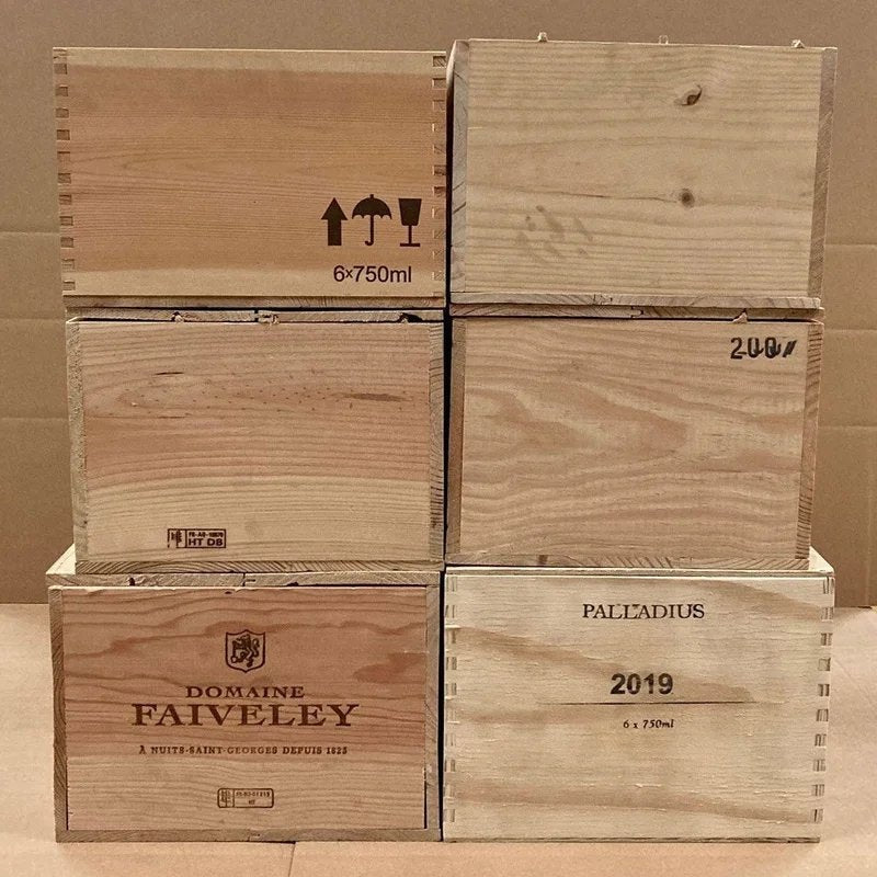 GenuineWoodenWineBox/Crate–6BottleStorage