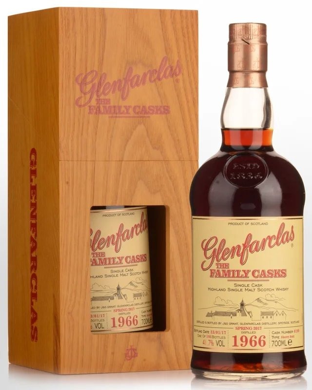 1966GlenfarclasTheFamilyCasksCaskStrengthSingleMaltScotchWhisky(700ml)–Spring2017Release