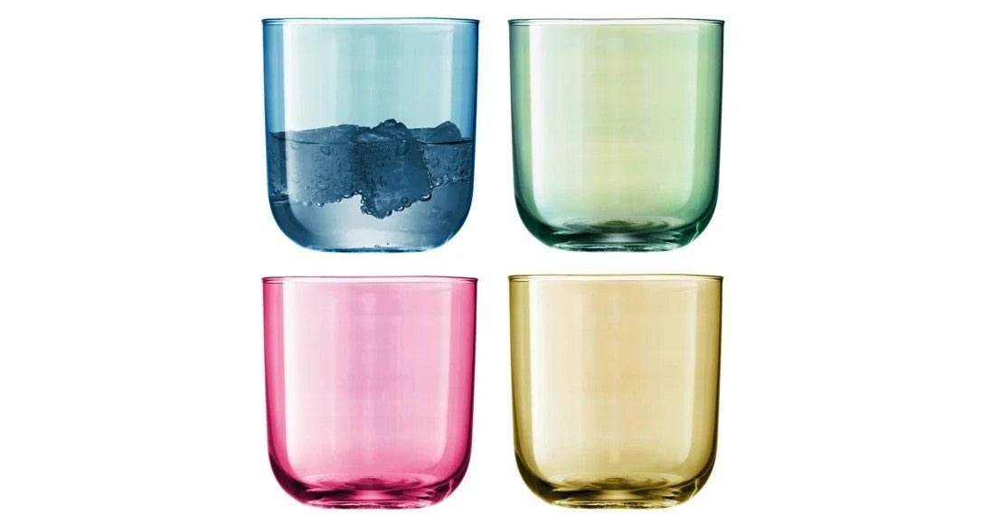 LSAPolkaTumblers–Pastel420ml(AssortedSetof4)