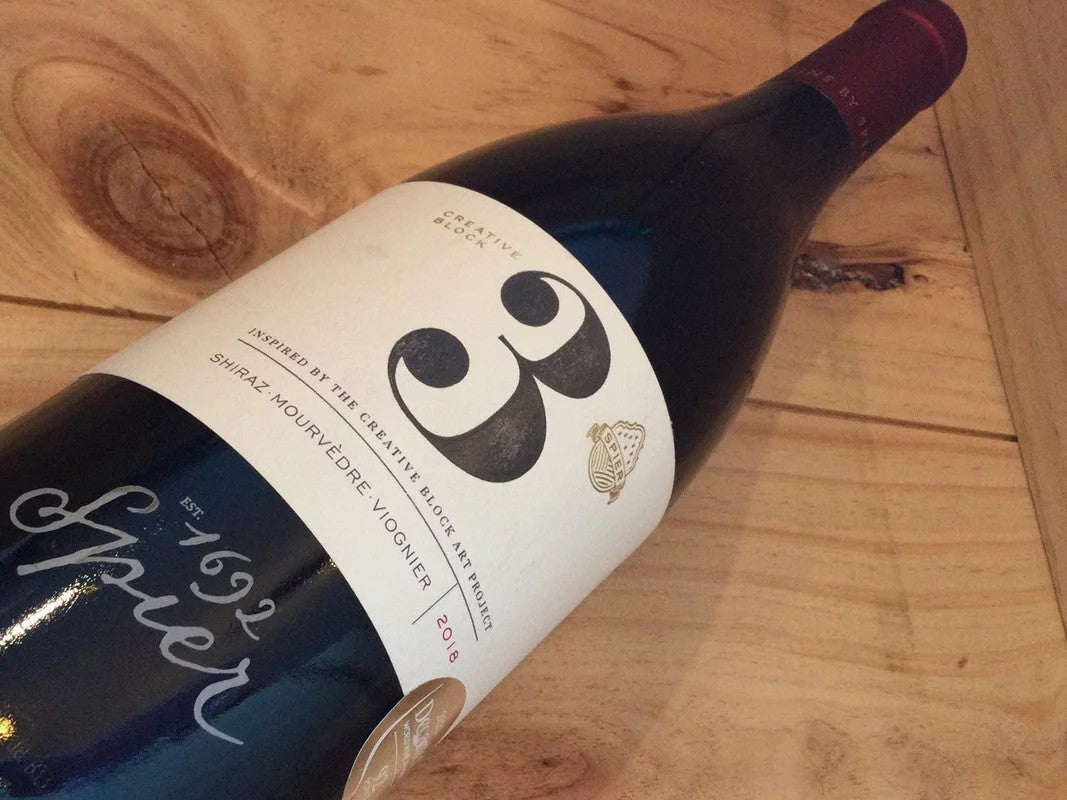 SpierCreativeBlock3ShirazMouvedreViognier2018