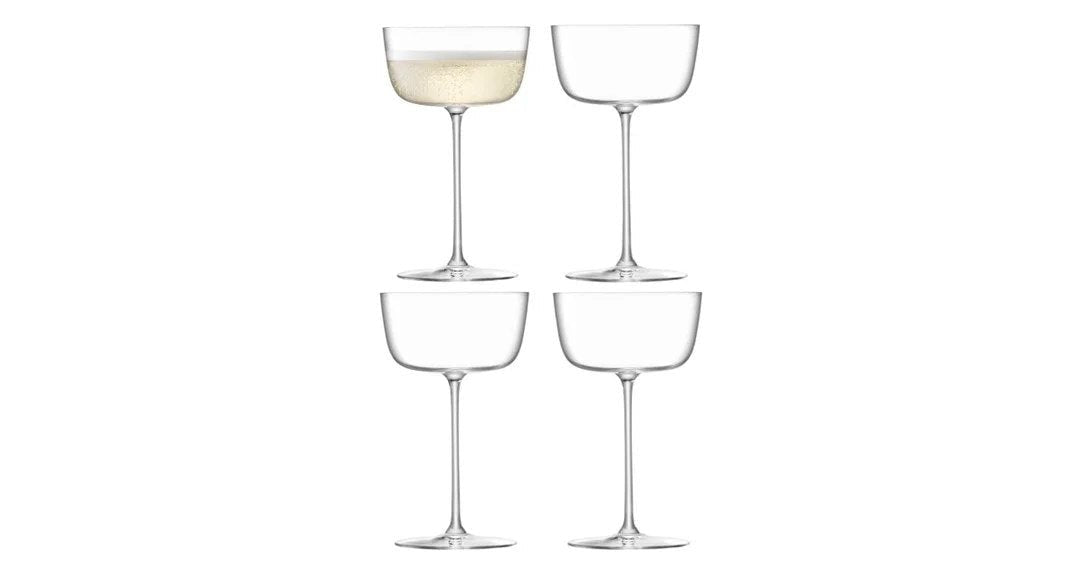 LSABoroughCocktailSaucers–Clear240mlx4