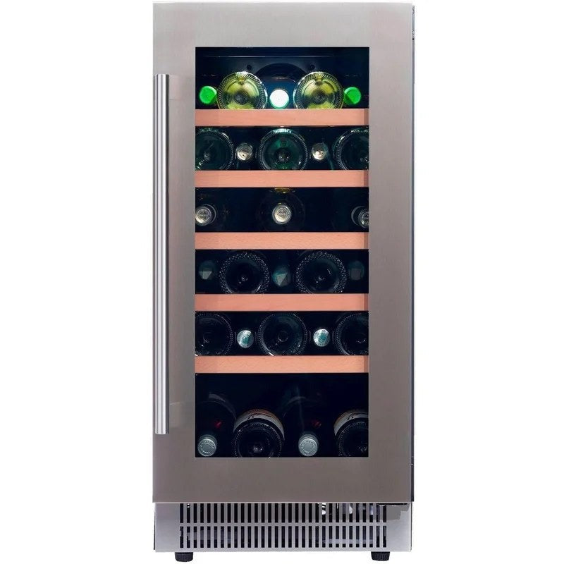 DunavoxFLOW-32–400mm–32Bottles–BuiltInUndercounter–DAUF-32.83SS–3LightingOptions
