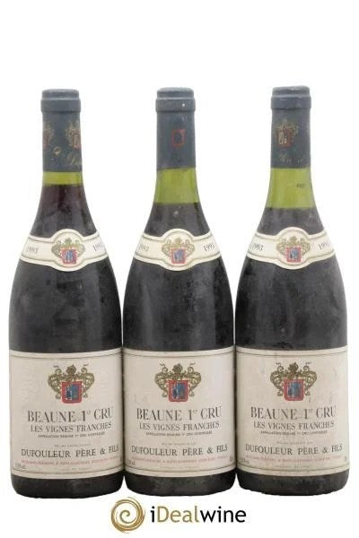 Beaune1erCruLesVignesFranchesDufouleurPèreEtFils1993