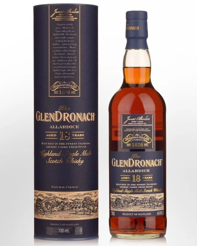 GlendronachAllardice18YearOld100%SherryMaturedSingleMaltScotchWhisky(700ml)