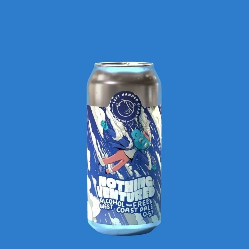 LeftHandedGiant‘NothingVentured’|0.5%ABV|Vegan-FriendlyAlcoholFreePaleAle