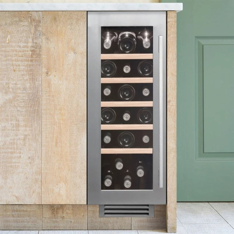 CapleClassic19BottleSingleTemperatureUndercounterWineCabinet–StainlessSteelWi3125
