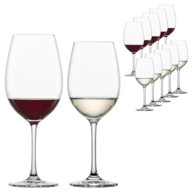 SchottZwieselIventoRedWineGlass&WhiteWineGlass–Setof12