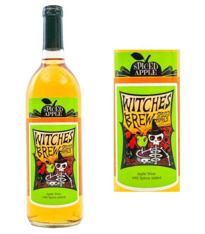 DAMAGEDLABEL:WitchesBrewSpicedAppleWine(750ml)