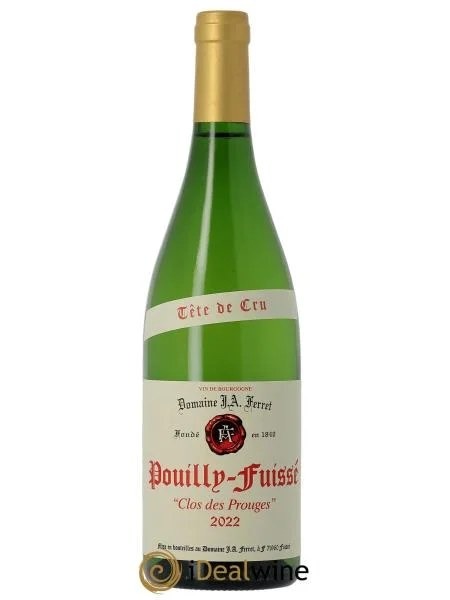 Pouilly-FuisséTêtedeCruClosdesProugesJ.A.Ferret(Domaine)2022