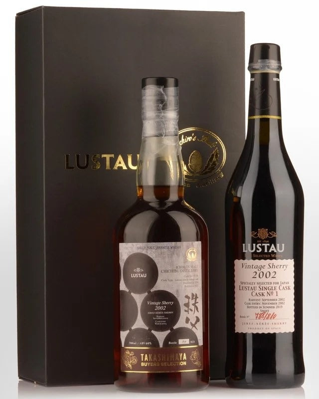 2014ChichibuDistillerySingleSweetSherryCaskSingleMaltJapaneseWhisky(700ml)&2002LustauVintageSweetSherry(500ml)