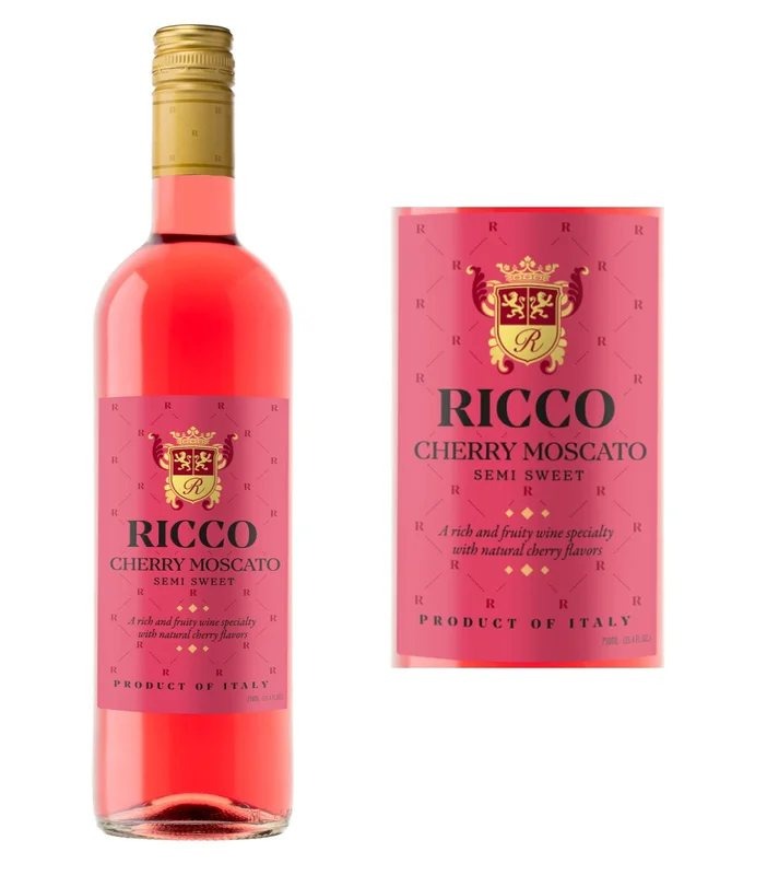 DAMAGEDLABEL:RiccoCherryMoscato(750ml)