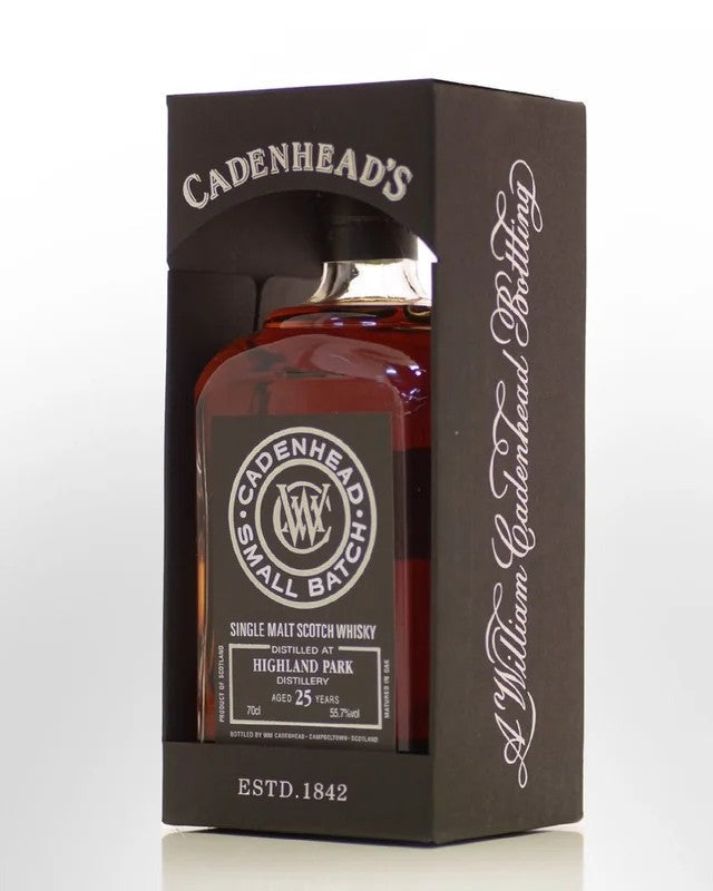 CadenheadsSmallBatchHighlandPark25YearOldCaskStrengthSingleMaltScotchWhisky(700ml)