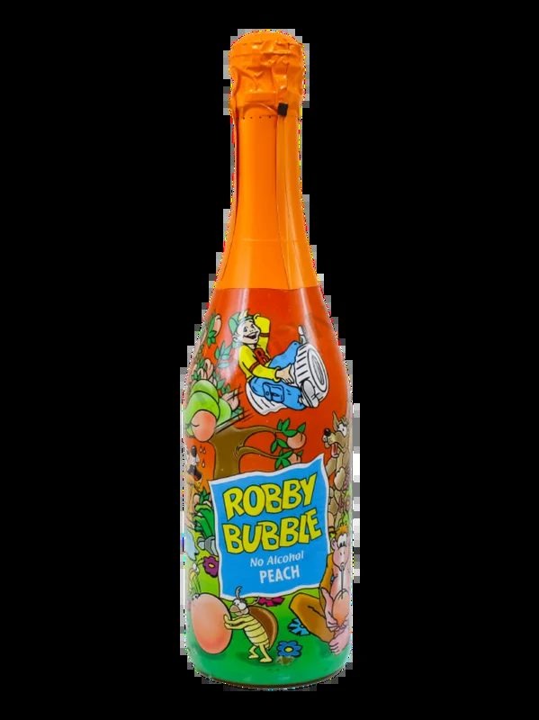 RobbyBubblePeachAlcoholFreeKidsChampagne750ml