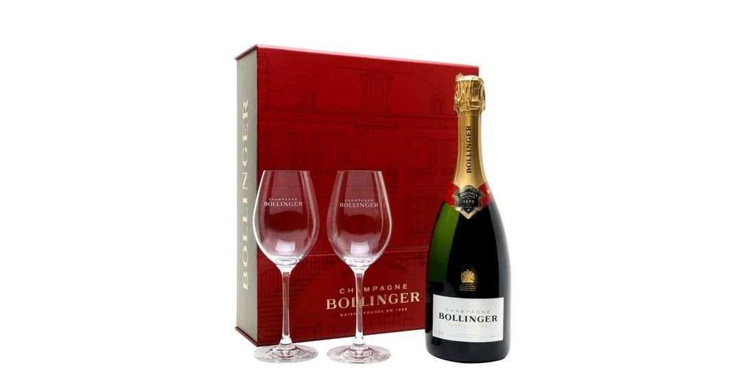 BollingerSpecialCuveéBrutChampagne&2FluteGiftSet75cl
