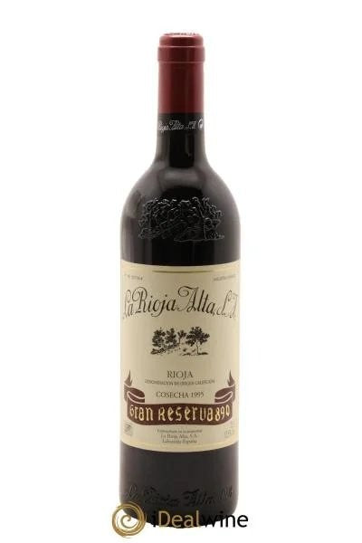 RiojaDOCaGranReserva890LaRiojaAlta1995