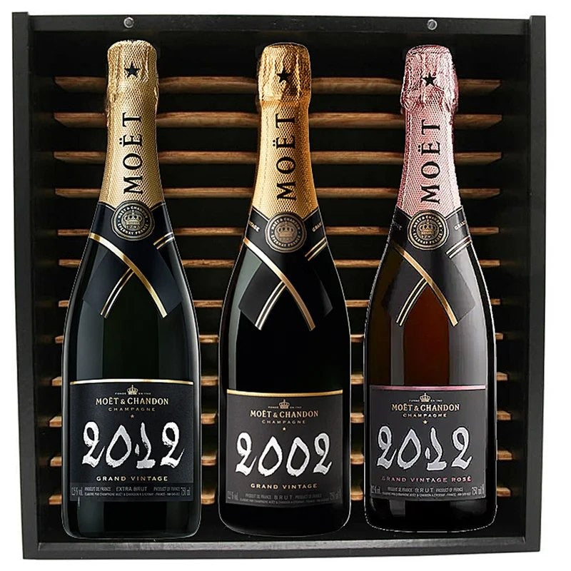 Moet&ChandonGrandVintageTrilogy20022012Rose2012