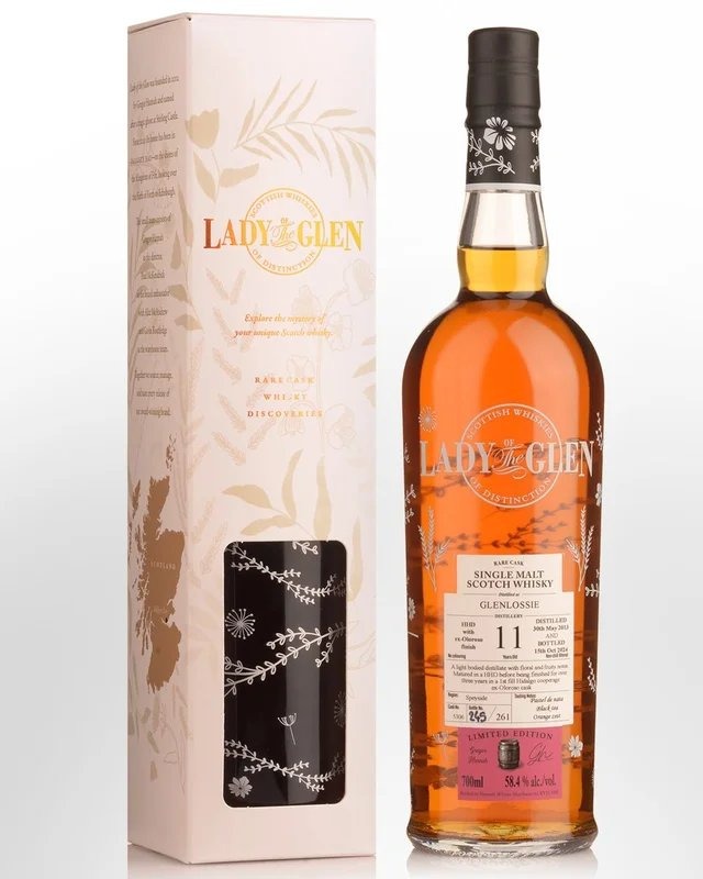 2013LadyoftheGlenGlenlossieSingleCask#530611YearOldCaskStrengthSingleMaltScotchWhisky(700ml)