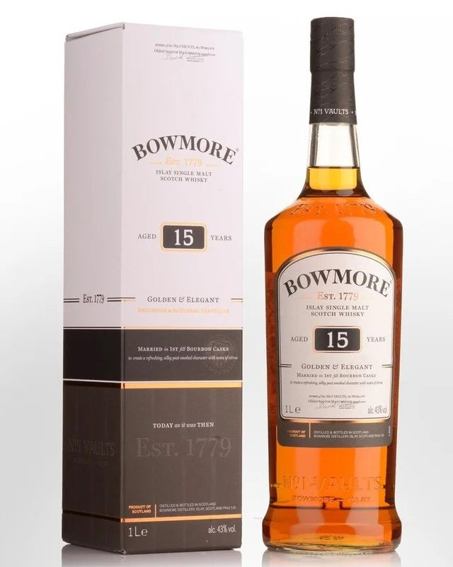 BowmoreGolden&Elegant15YearOldSingleMaltScotchWhisky(1000ml)