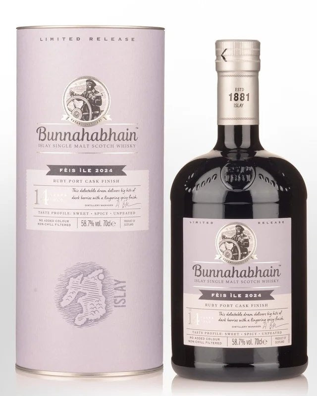 BunnahabhainPortCaskFinish14YearOldFeisIle2024CaskStrengthSingleMaltScotchWhisky(700ml)