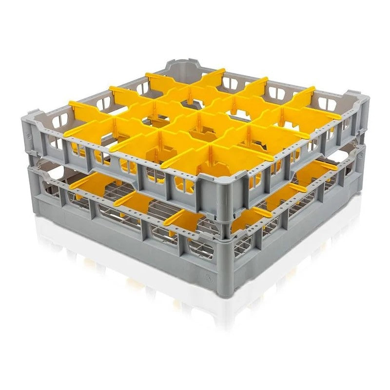 FriesGlassWasherTray500x500mm–16Glasses–113mmCell