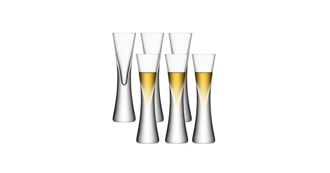 LSAMoyaLiqueur/VodkaGlasses–Clear50ml(Setof6)