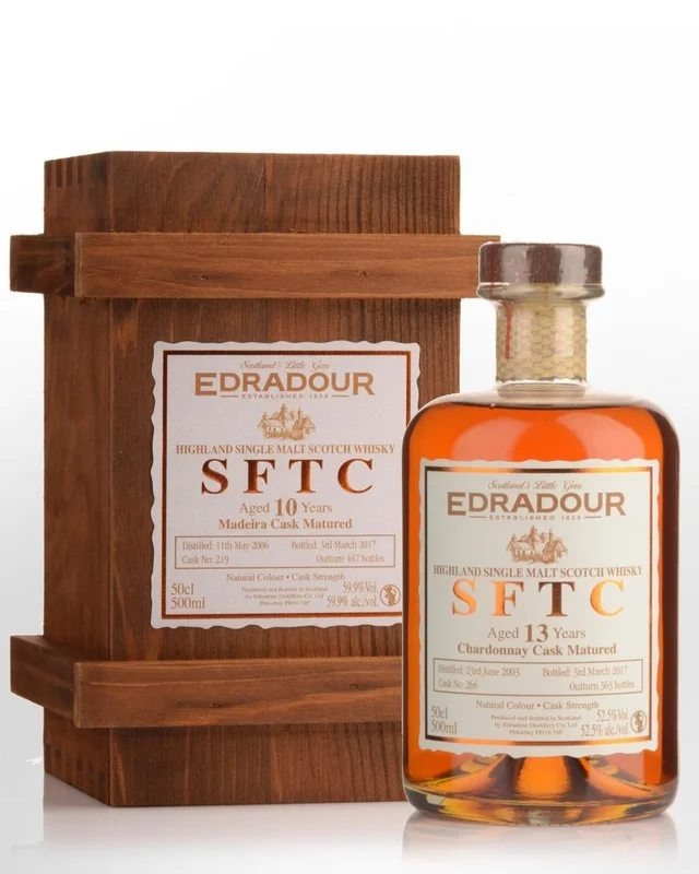 1993EdradourStraightFromtheCaskChardonnayCaskMatured13YearOldCaskStrengthSingleMaltScotchWhisky(500ml)