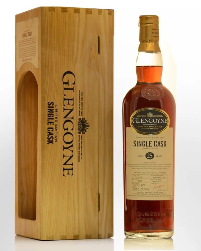 GlengoyneLimitedEditionSingleCask25YearOldCaskStrengthSingleMaltScotchWhisky(700ml)