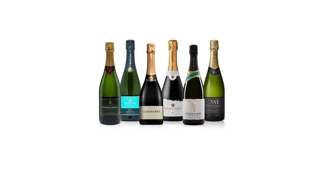 EnglishSparklingBrutWineIICaseSelection6x75cl