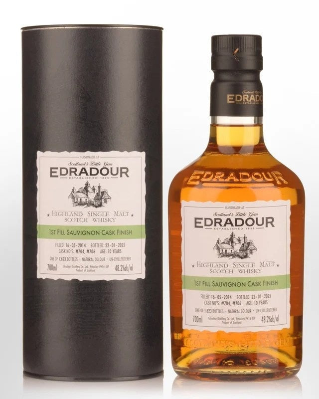 2014EdradourSauvignonCaskFinish10YearOldSingleMaltScotchWhisky(700ml)