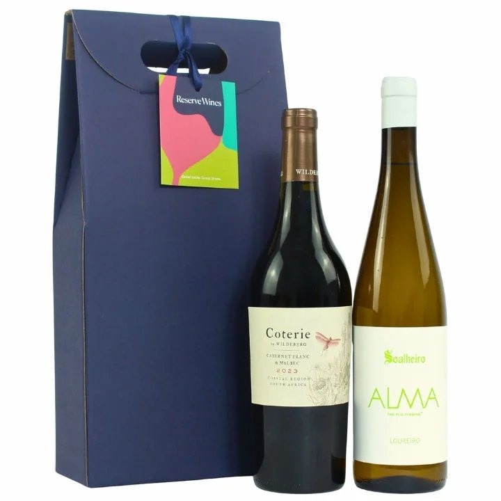 BoldSouthAfricanRed&ElegantAtlanticWhite–PremiumMixedWineGift