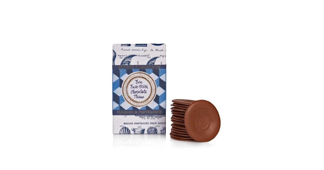 RococoChocolatesMilkChocolateSeaSaltWaferThins150g