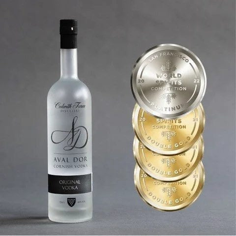 AvalDorVodka,ColwithFarm,Cornwall,40%Abv