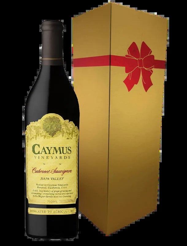 CaymusNapaCabernetSauvignonWithGoldGiftWineBox