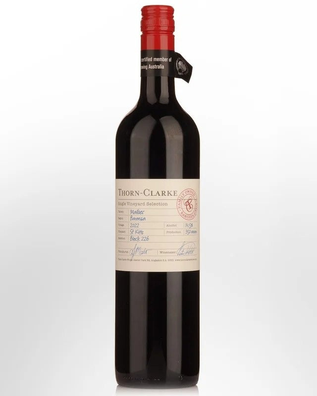 2022Thorn-ClarkeSingleVineyardSelectionSt.KittsVineyardMalbec
