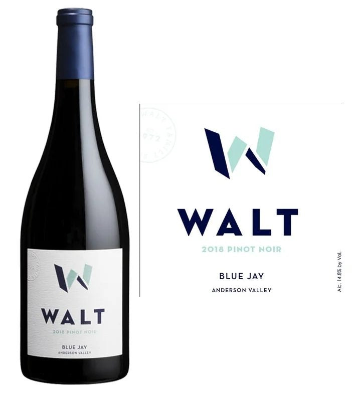 DAMAGEDLABEL:WaltPinotNoirBlueJay(750ml)