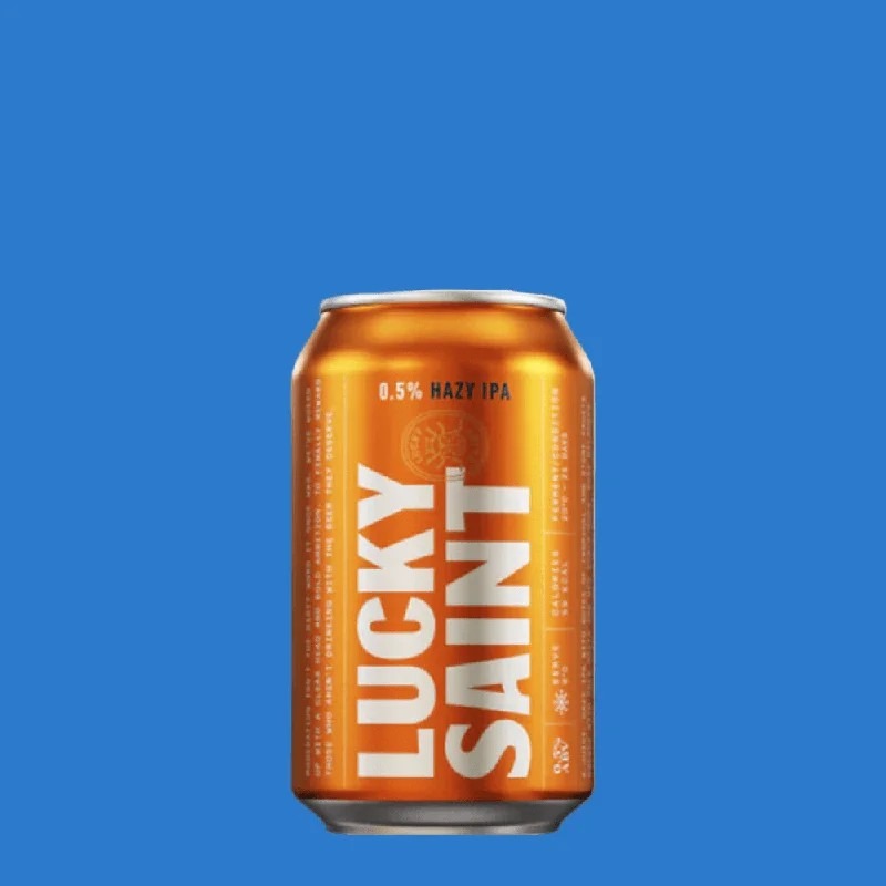 LuckySaintHazyAlcoholFreeIPACan(0.5%ABV)