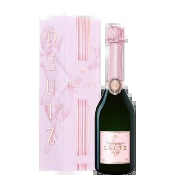 HalfBottle–ChampagneDeutz–BrutRosé–PresentationCase